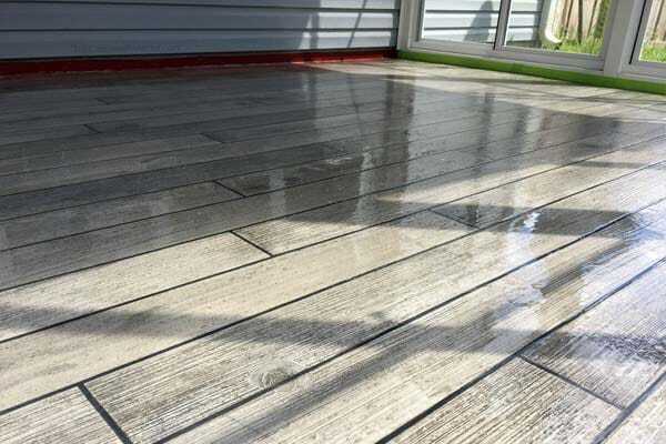 Wood Concrete Flooring