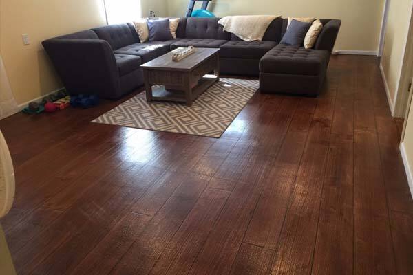 Wood Concrete Flooring